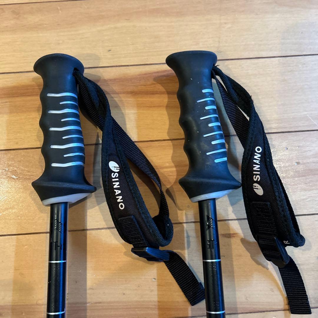 SINANO スキー ストック 伸縮式