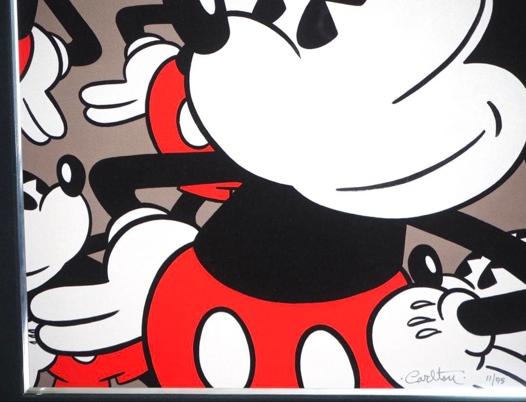 真作■ディズニー ファインアート トレバー・カールトン■版画 絵画 ミッキー