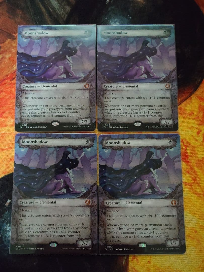 月影 Moonshadow 英語版ショーケース 4枚セット MTG