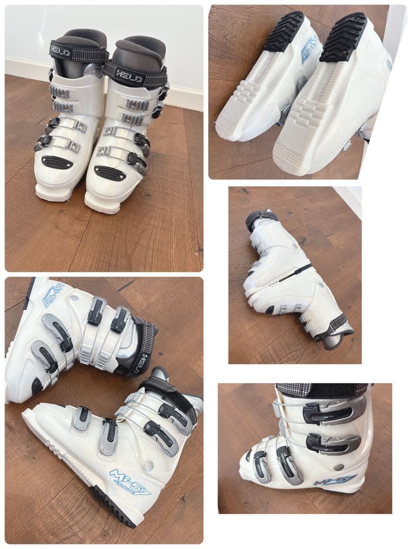 スキーセット　スキー板150cm・ブーツ25.5cm・ストック100cmセット