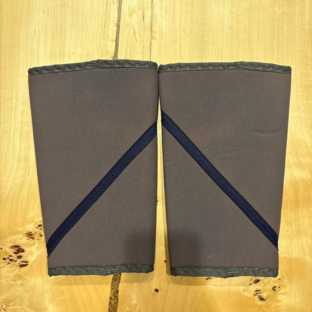 SBDニースリーブ Lサイズ グレーxネイビー