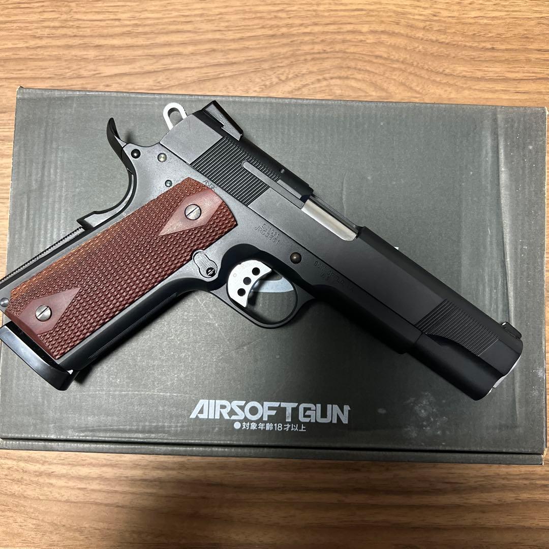 WA sw1911 マグナブローバックガスガン　ウッドグリップ付き