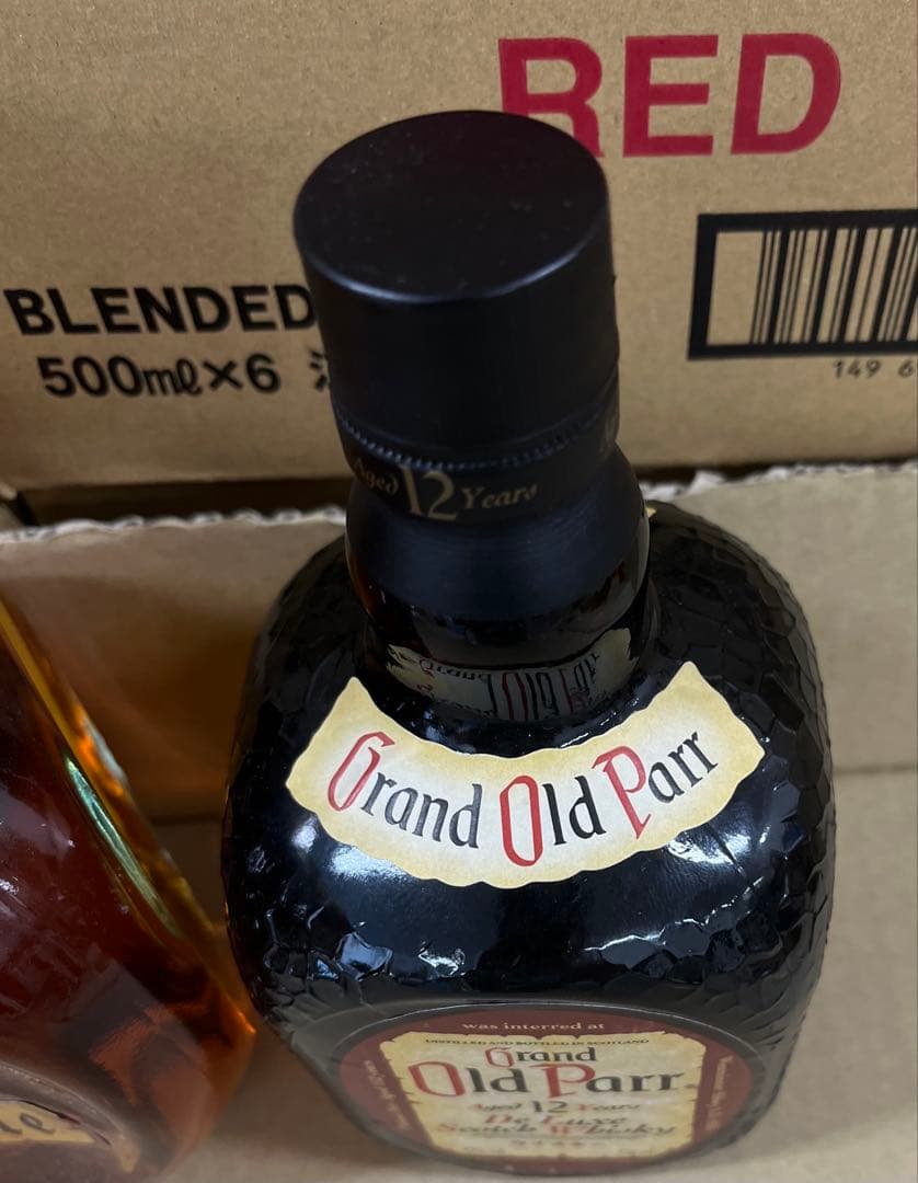 サントリーDimple12年とGrand Old Parr 12年750ml