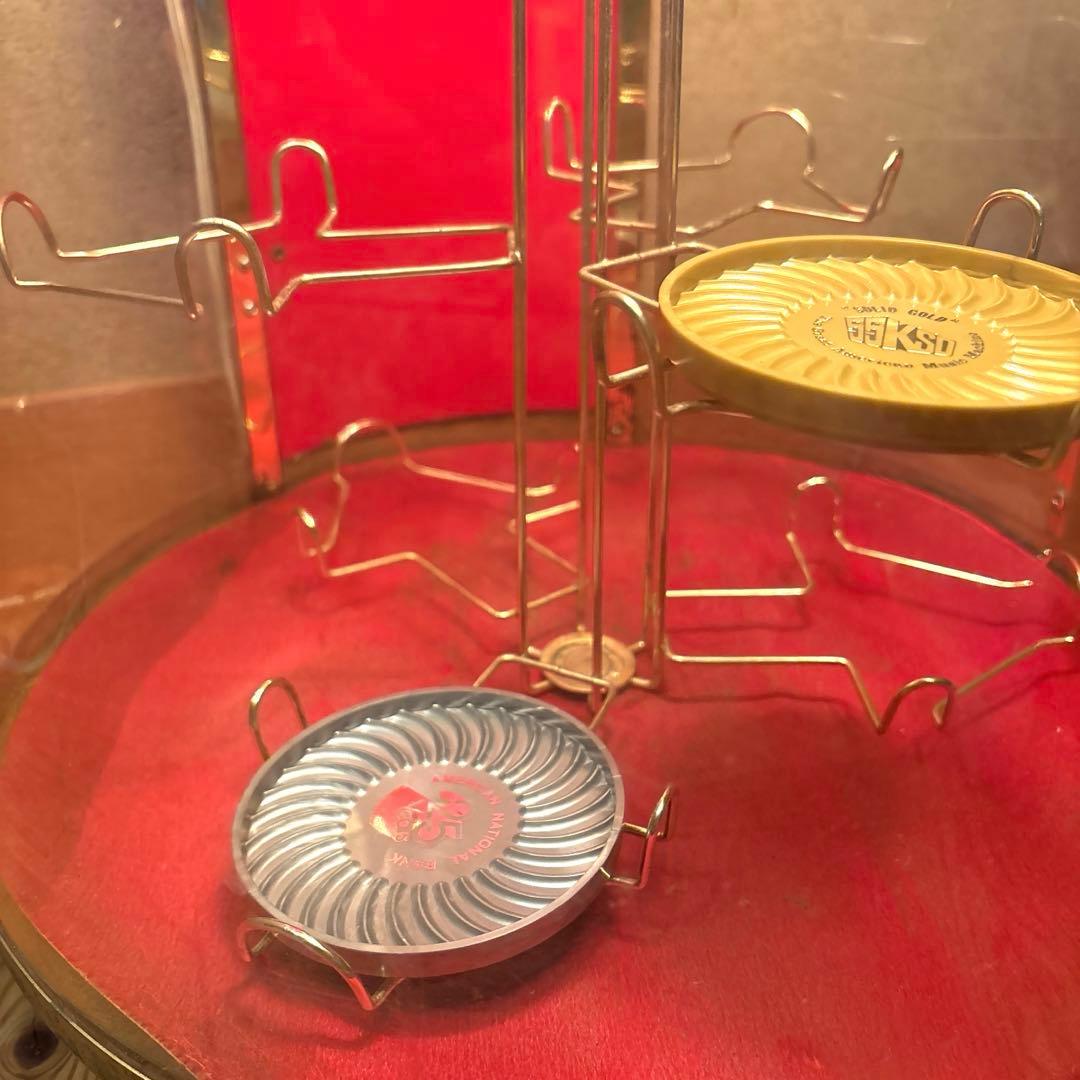 60s　TIMEX　回転　ショーケース　ディスプレイ　アメトイ　ファイヤーキング