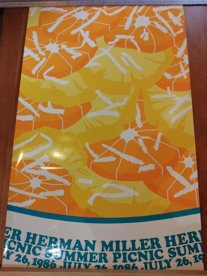 Herman Miller サマーピクニック　ポスター ハーマンミラー1986