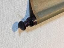 【真作】掛軸　全文漢詩書　行草体揮毫作　渋墨の行書　合箱入　U106