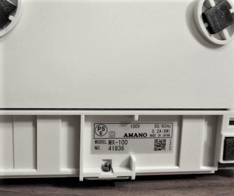 ★清掃済 美品 AMANO タイムレコーダー MX-100 + 新品カード20枚