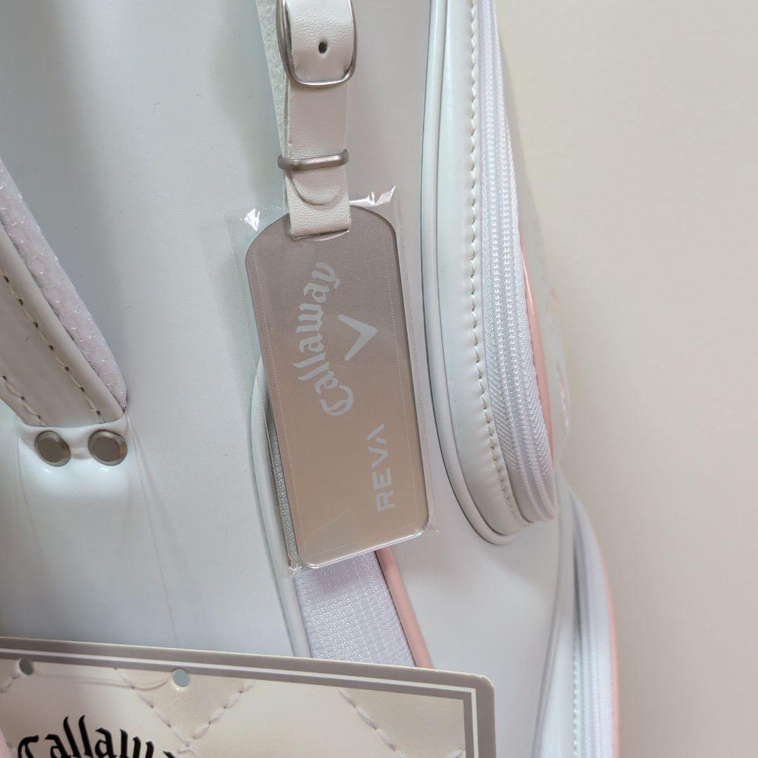 新品未使用!!　Callaway REVA ゴルフバッグ ホワイト/ピンク