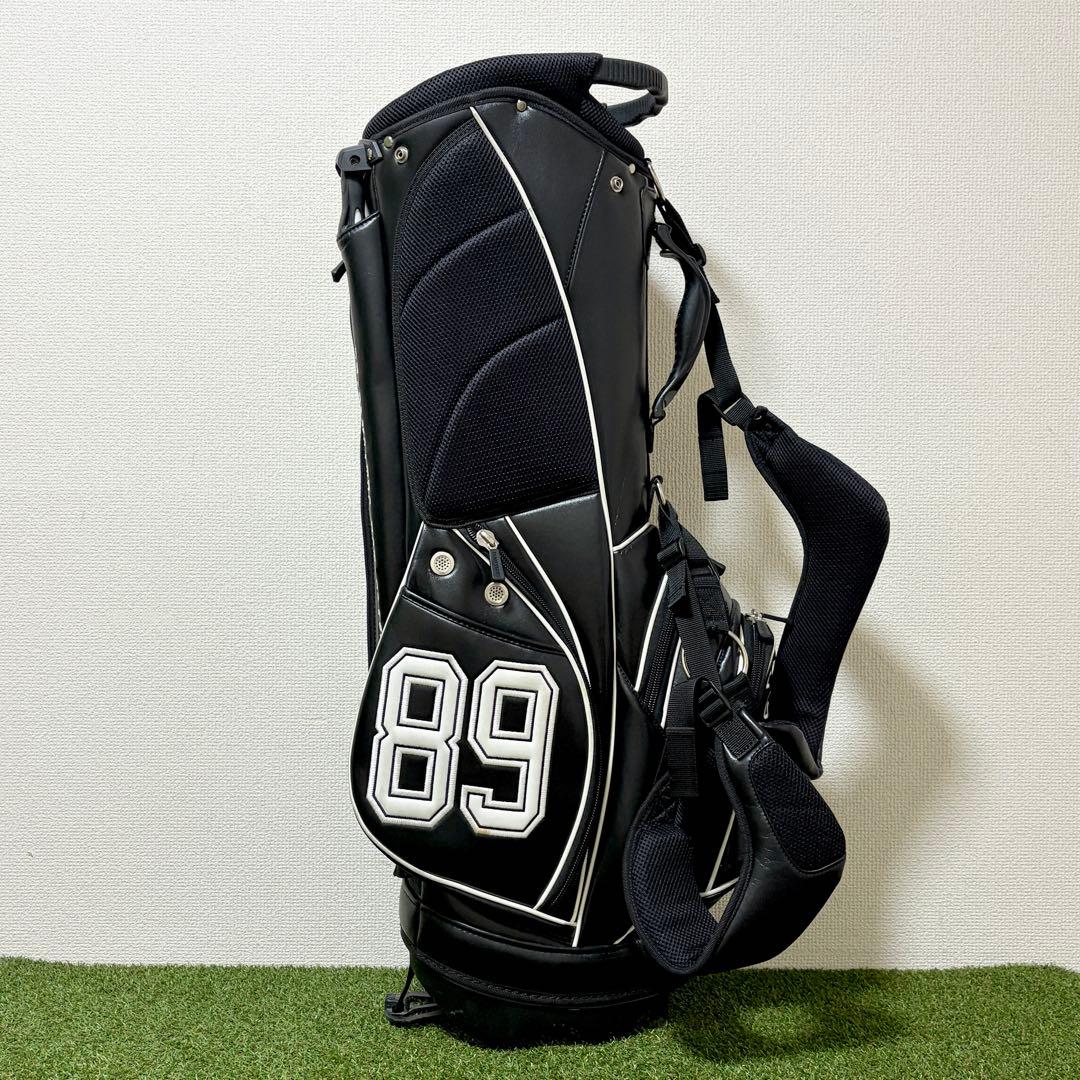 大人気｜パーリーゲイツ　キャディバッグ　スタンド式　黒　ブラック