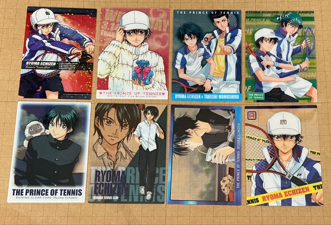 テニスの王子様 シャイニングクリアカード 越前リョーマ 8枚