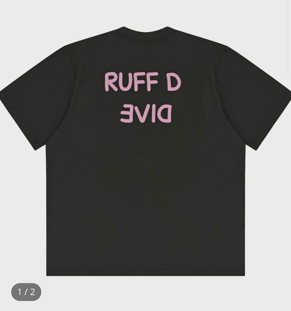 ソイングク　半袖　Tシャツ　韓国　ruffddive チャコール　M