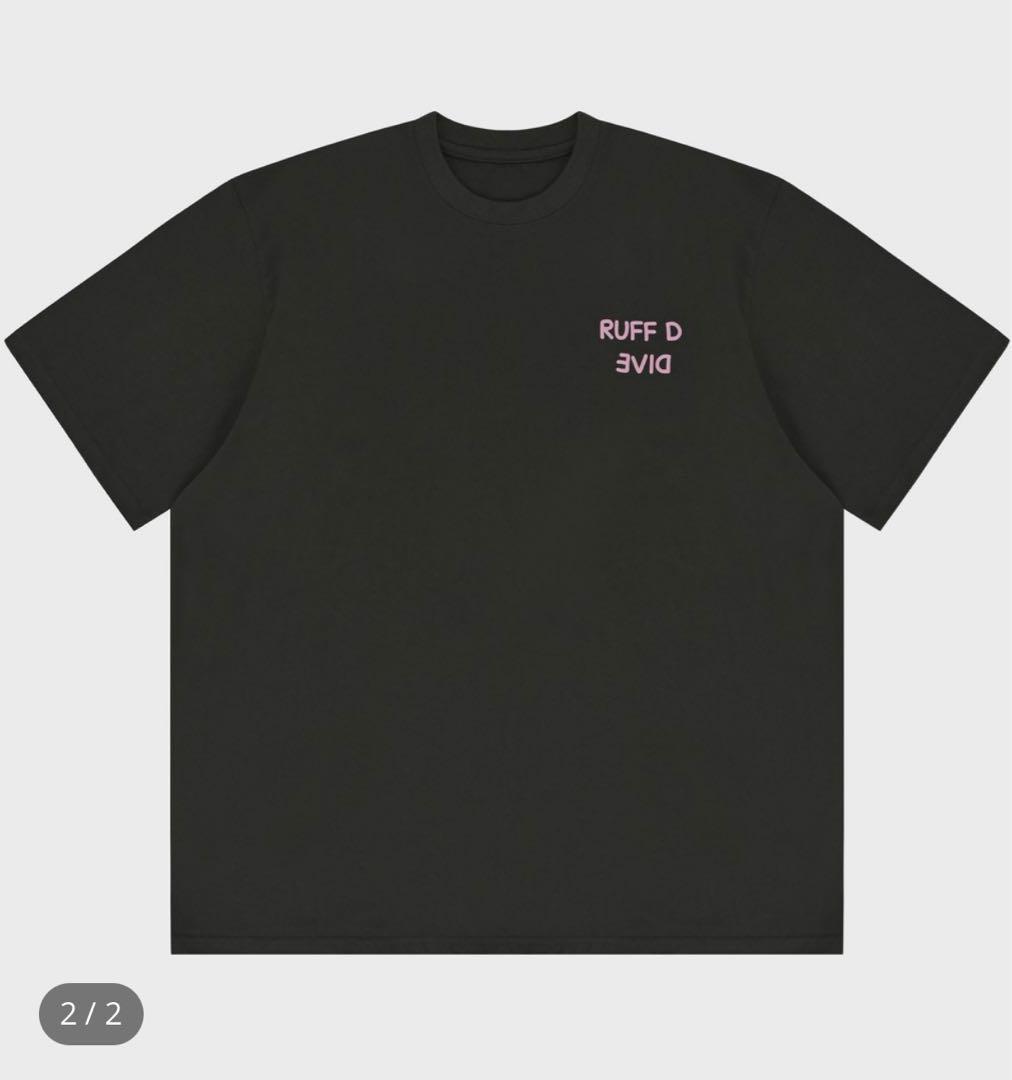 ソイングク　半袖　Tシャツ　韓国　ruffddive チャコール　M