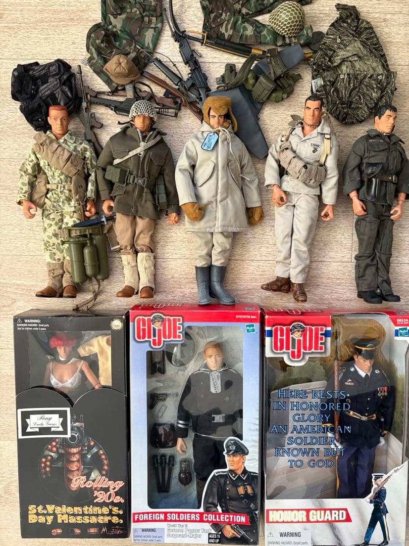 GI ジョー 他 1/6 ミリタリー フィギュア 武器 まとめ売り セット 8点