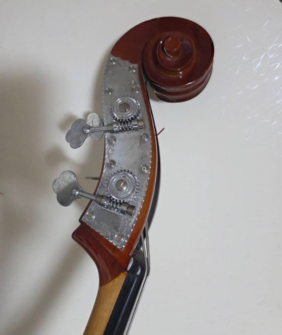 ウッドベース　コントラバス　オブジェ用　ジャンク品　ロカビリー