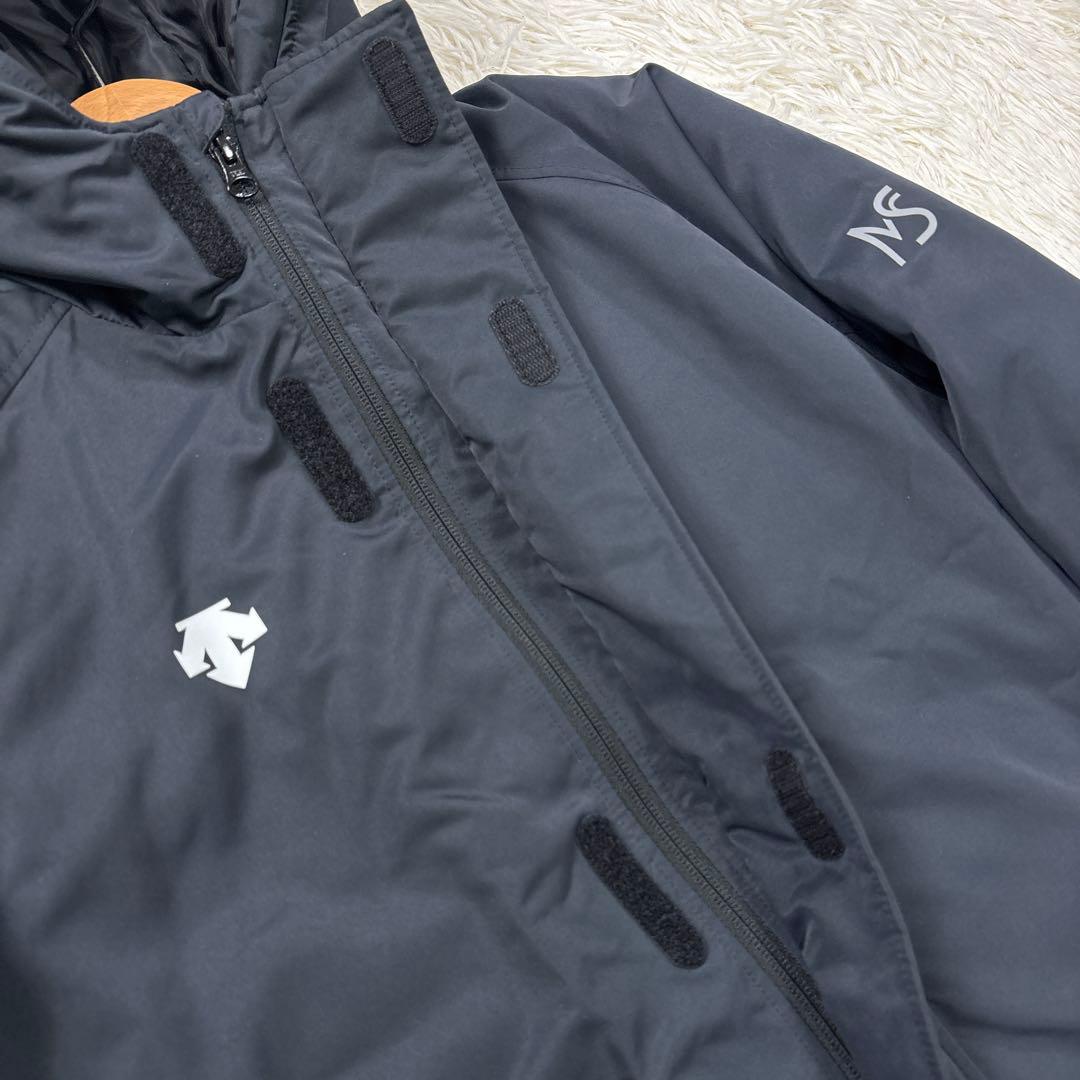 DESCENTE デサント2023年モデル 中綿 ベンチコート 黒 S
