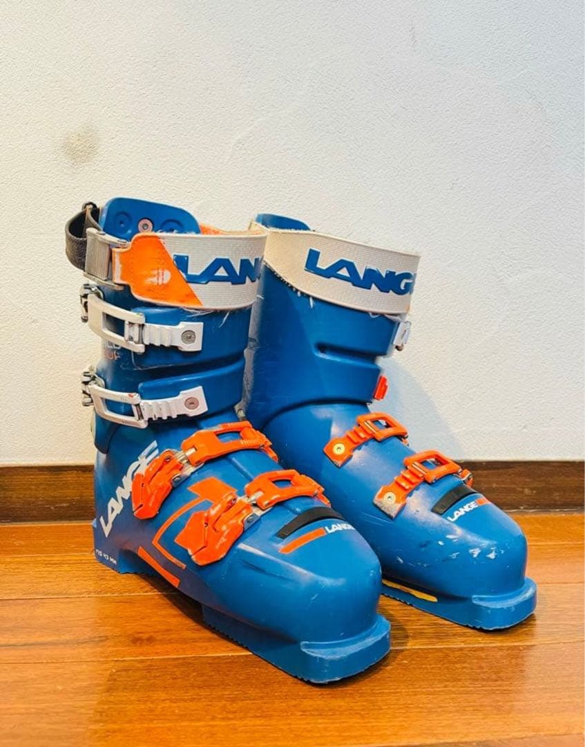 Lange スキーブーツ 青/オレンジ