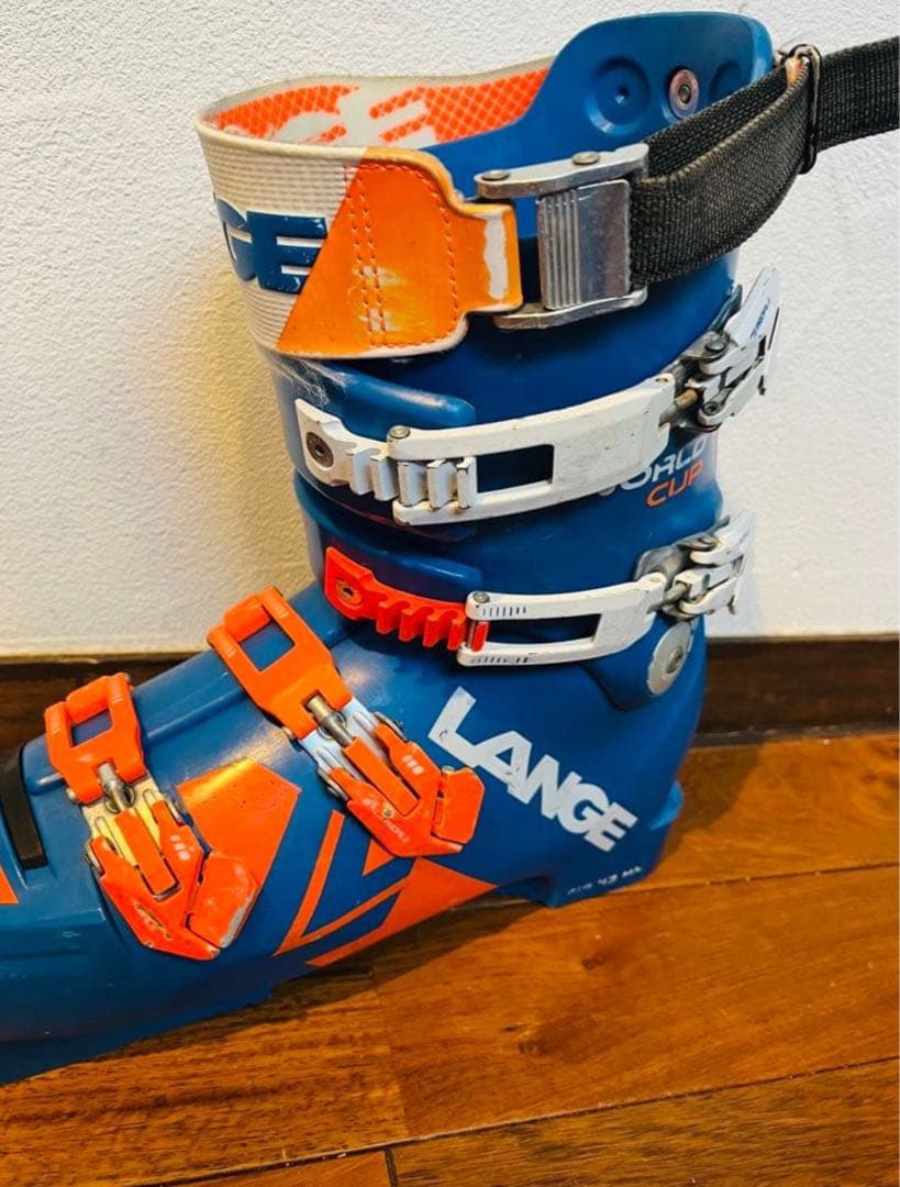 Lange スキーブーツ 青/オレンジ