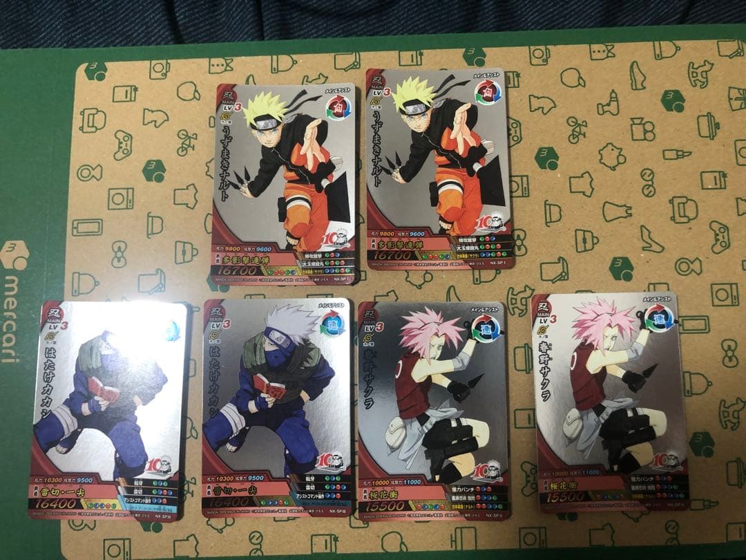 カズリッチナルティメットクロス　計6枚　3種2セット　+ナルト