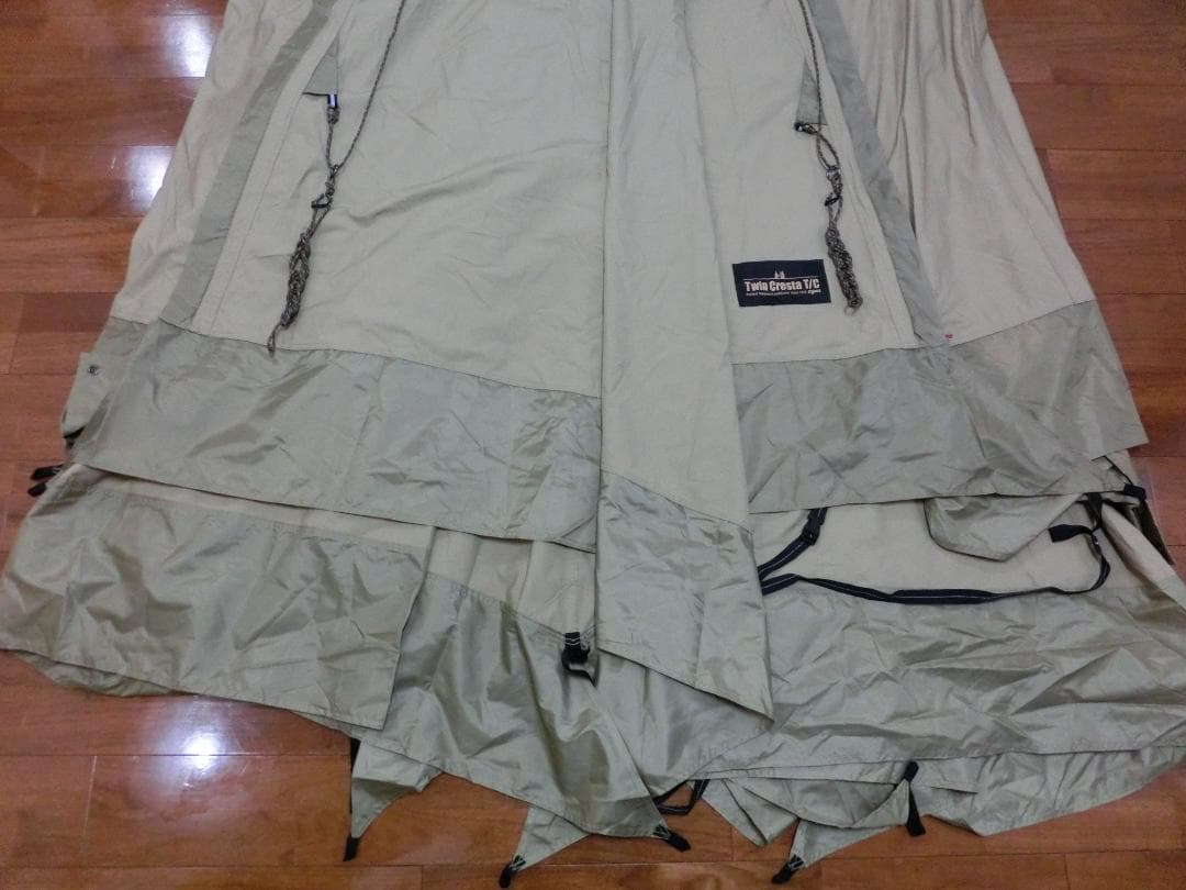 オガワ ツインクレスタ TC 1度のみ ラチェットポール2本付属 純正ロープ茶