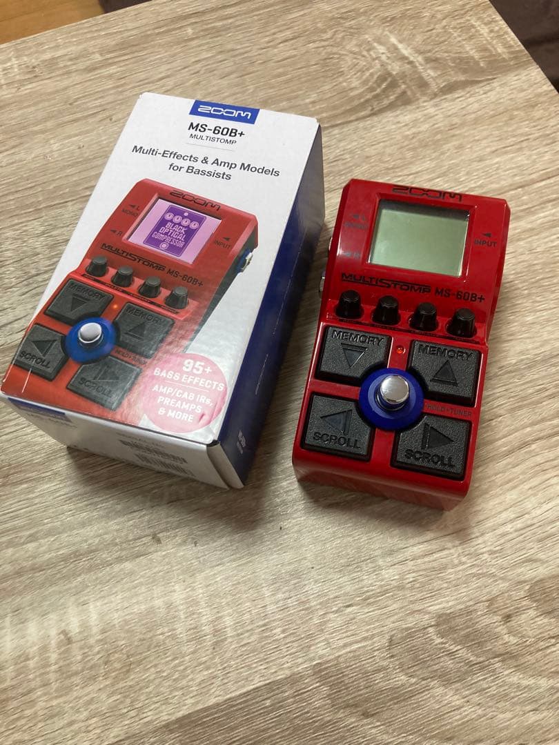 最近購入　箱付き　ZOOM MS60B＋　マルチコンプ