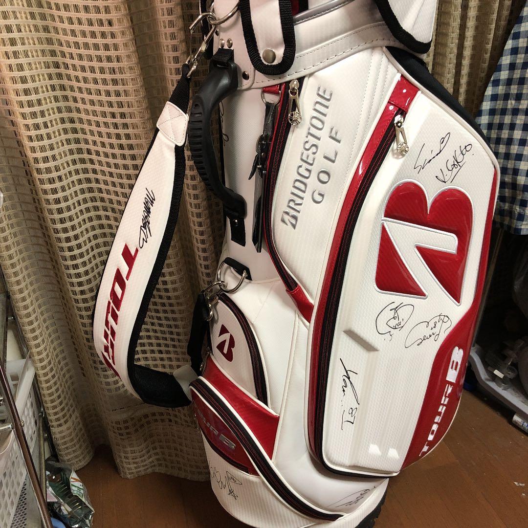 渋野日向子サイン入りキャディバッグ