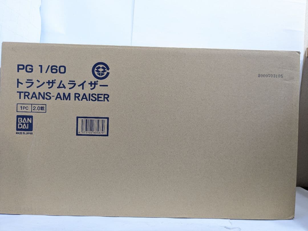 【未開封】PG　1/60 トランザムライザー　機動戦士ガンダムOO　ダブルオー