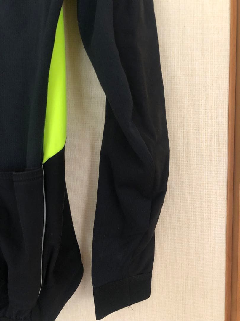 アソス 蛍光イエロー/ブラック サイクルジャケット長袖