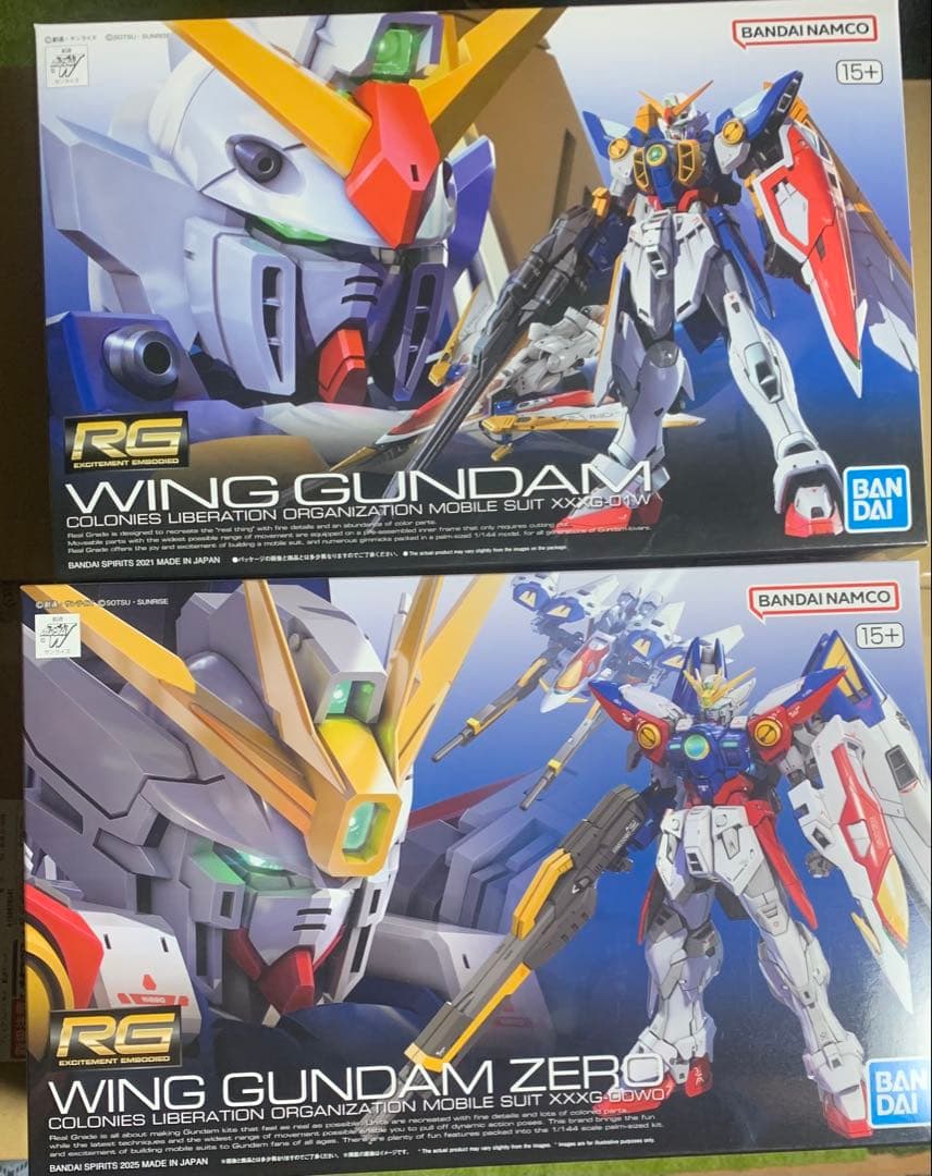 RGウイングガンダム、ゼロ、ゼロEW、トールギス、II、III★6個★未開封