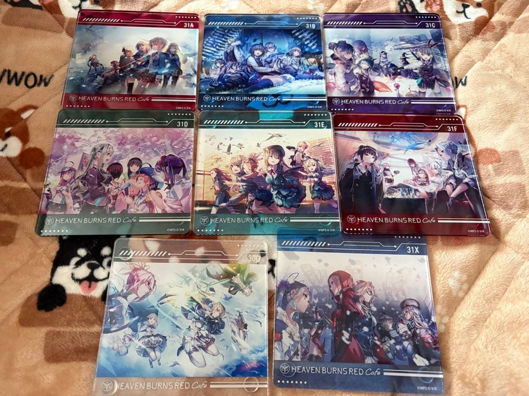 ヘブンバーンズレッド　ヘブバン　アクリルコースター　ロフトコラボカフェ