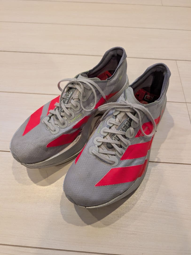 ADIDAS ADIZERO ADIOS PRO 4 グレー 27.5cm