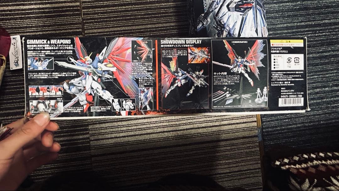 ストライクフリーダムMGEX＆デスティニーガンダムMG＆ライジングフリーダムHG