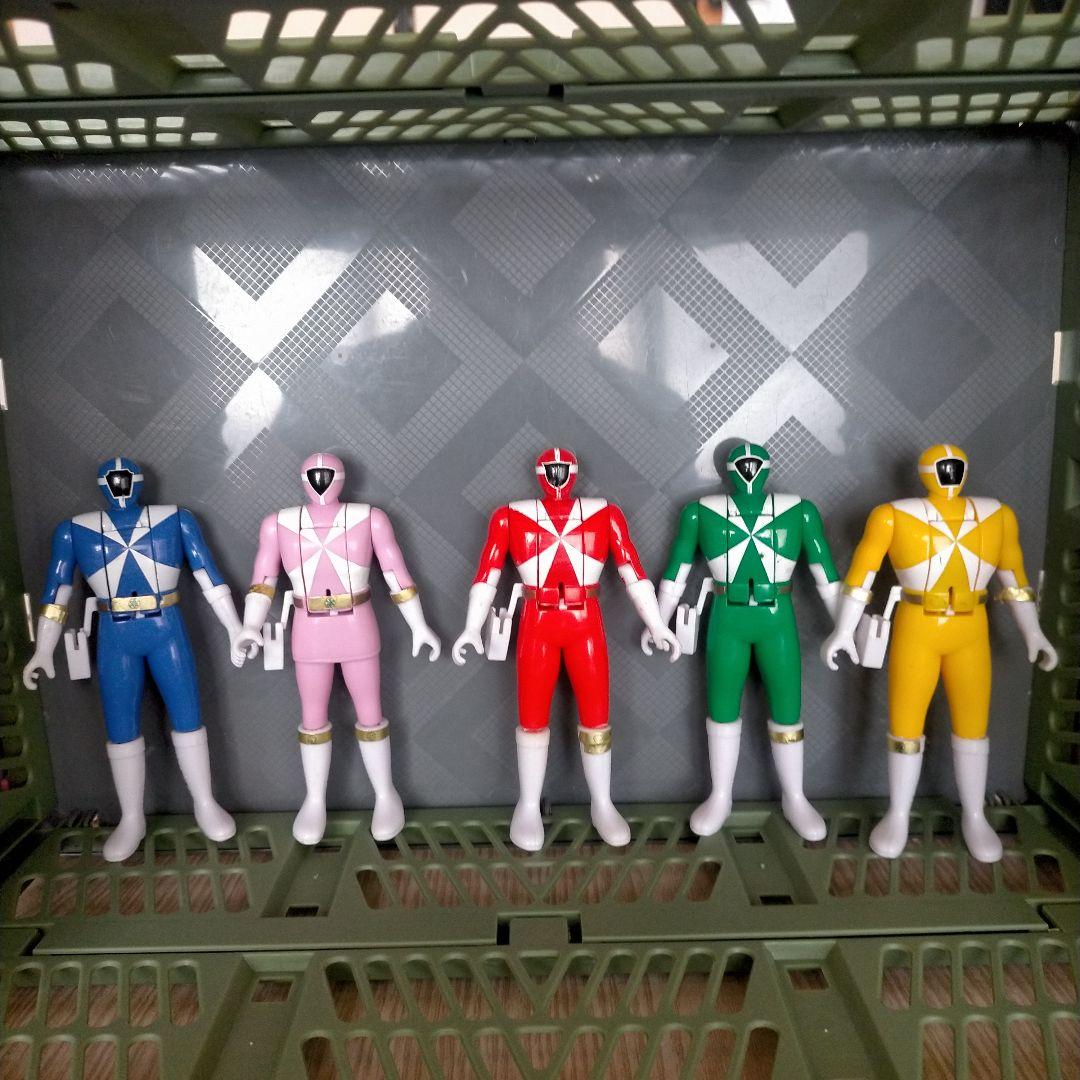 戦隊ヒーロー 変身アクションフィギュアセット(当時物)