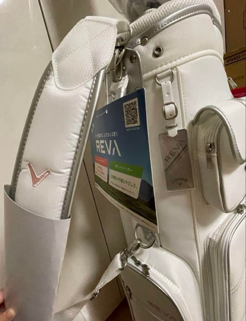 新品未使用　キャロウェイ　ゴルフキャディバック　レディース 軽量 ホワイト