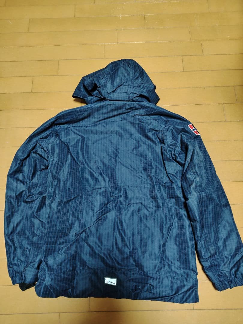 子ども用スキーウェア ネイビー/レッド