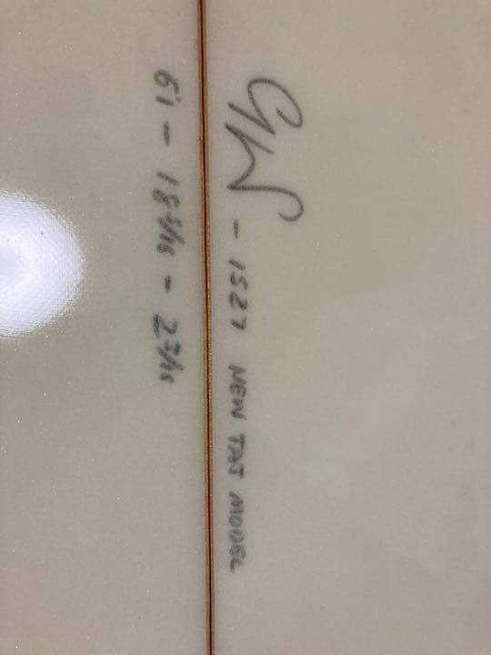 サーフボードWebberウェバー　タジバロウモデル　6’1