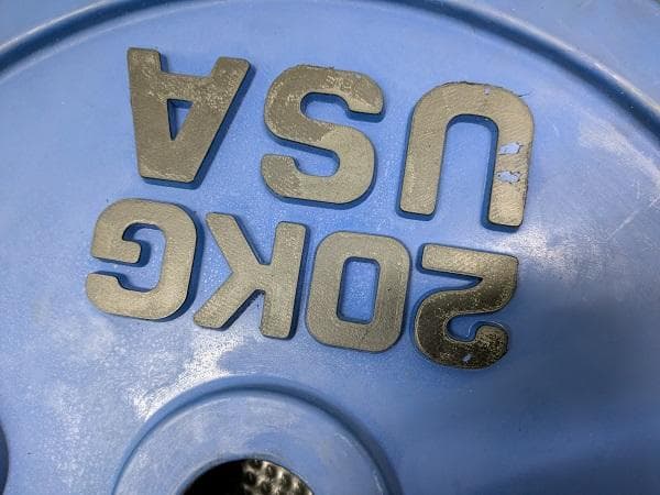 イバンコ　IVANKO　ウェイトリフティング バンパープレーㇳ20kg２枚組