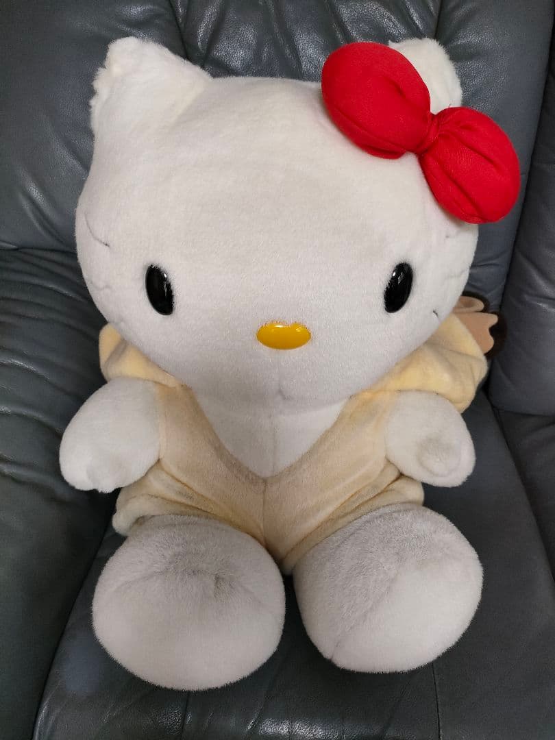 ハローキティレトロ 犬フード 着ぐるみ　ぬいぐるみ 特大サイズ