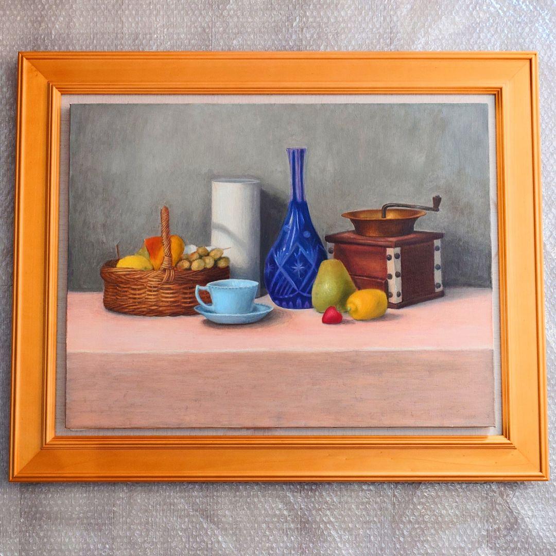 自作の油絵 P15号（65.2cm×50cm） 静物画