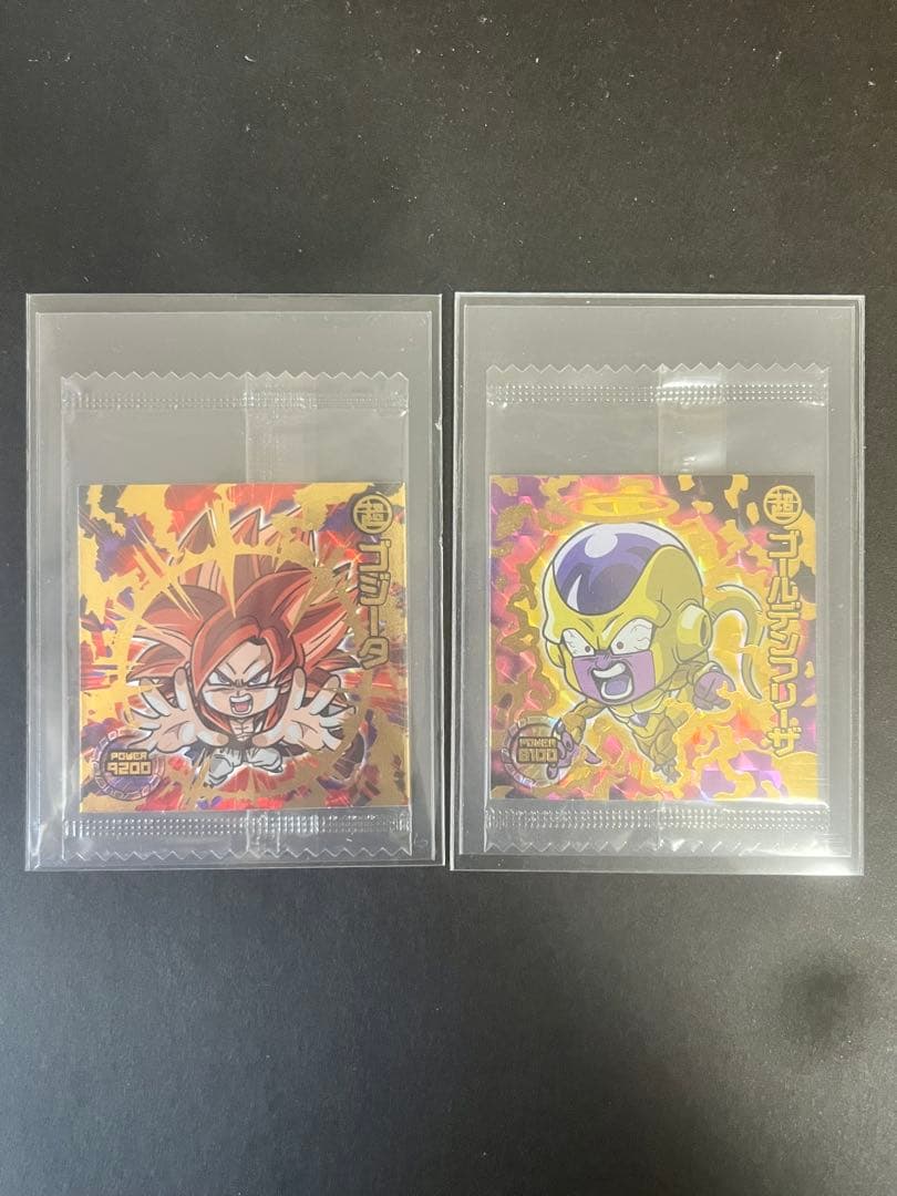 ドラゴンボールZ超戦士シールウエハース W5-S2 SGR ゴジータ　w5-S1