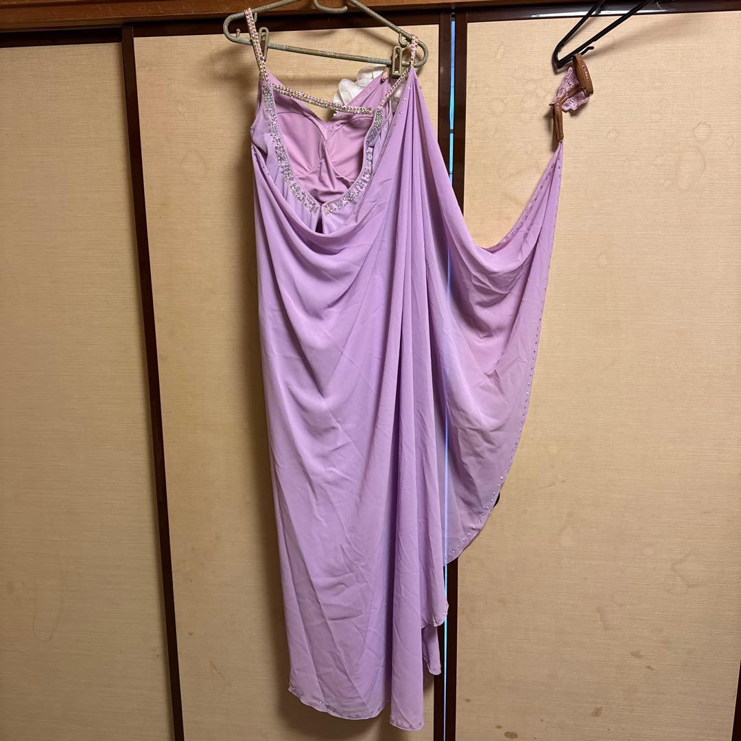 薄紫 ラテンルンバドレス