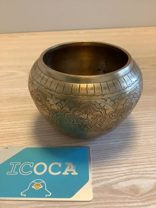 《 新品　チベット密教 》 法具　グルパ　GULPA ライスボウル　w44