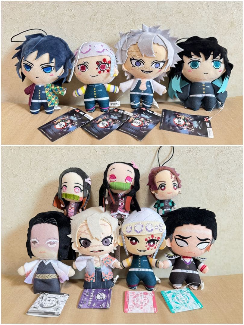 【新品未使用】鬼滅の刃まとめ売り！フィギュア Qposket ぬいぐるみ