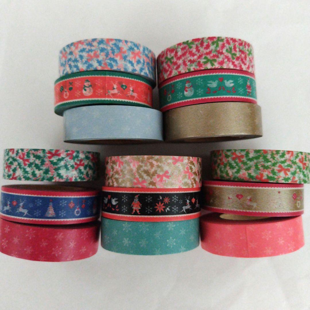 マークス クリスマスアソート マスキングテープ 中古 5種セット 15巻