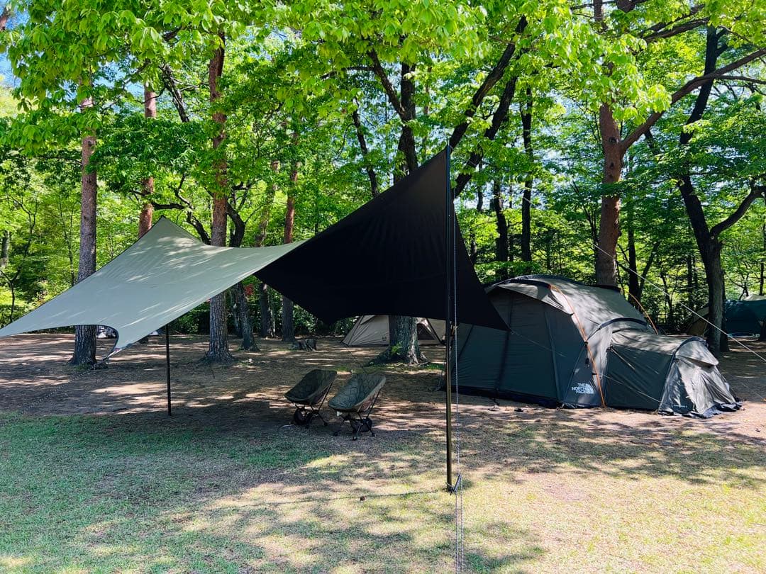 Mac one タープ グラスカーキLサイズ　収納バッグ付