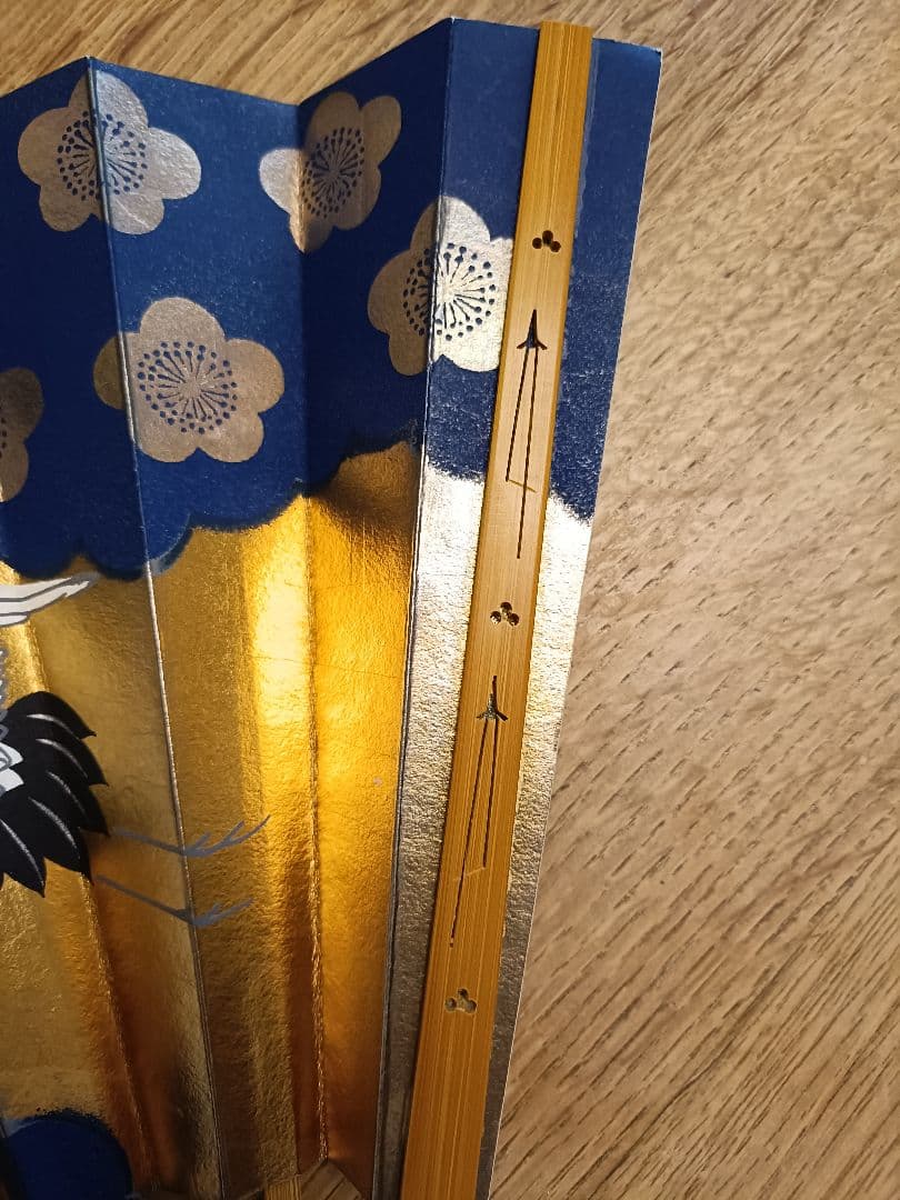 仕舞扇と扇子袋のセット　京都十松屋福井扇舗