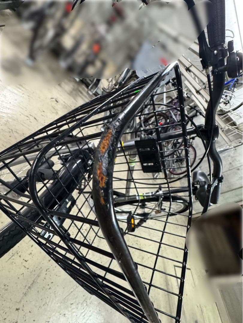 自転車 前カゴ付き