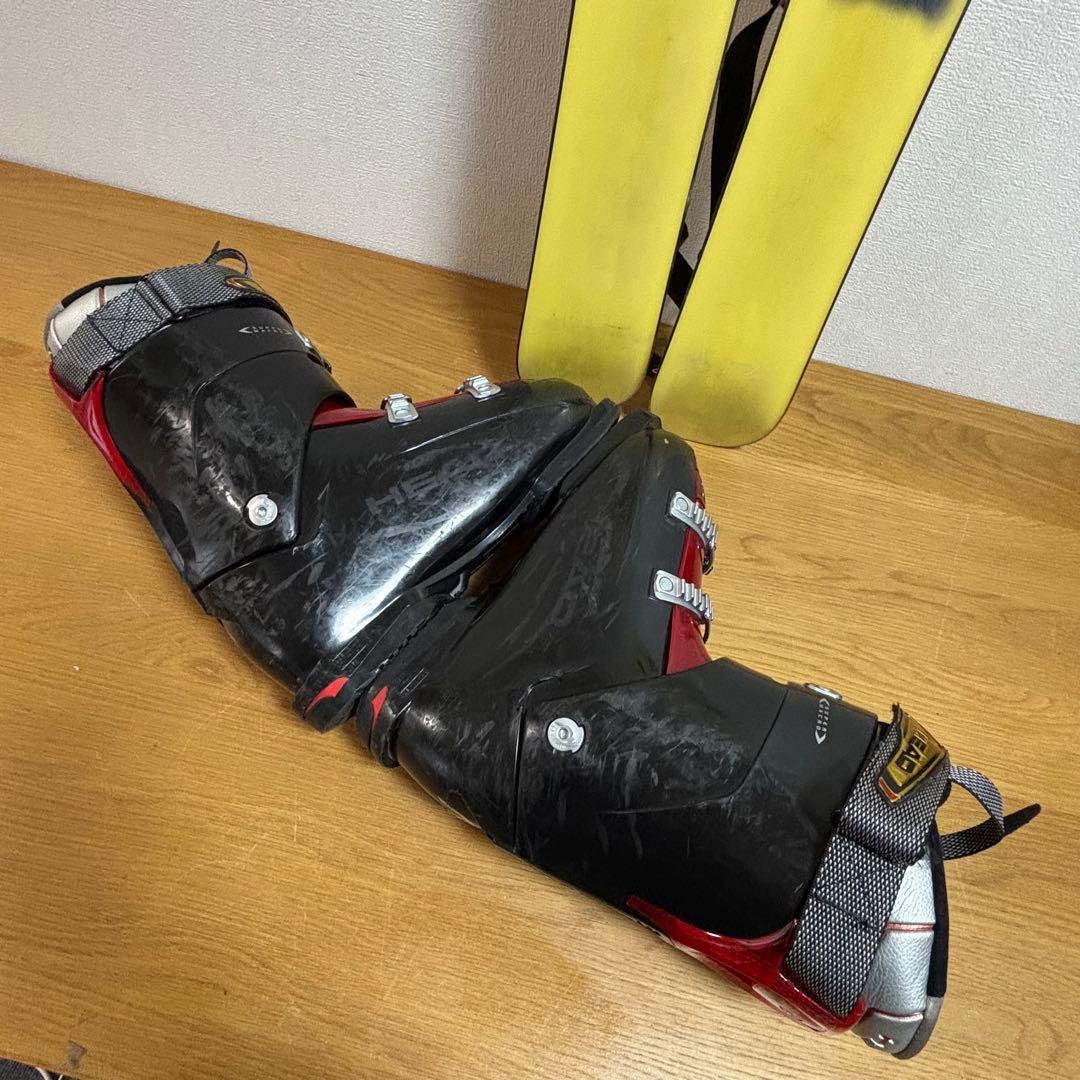 メンズ　ショートスキー　ファンスキーセット　Line head 27cブーツ付