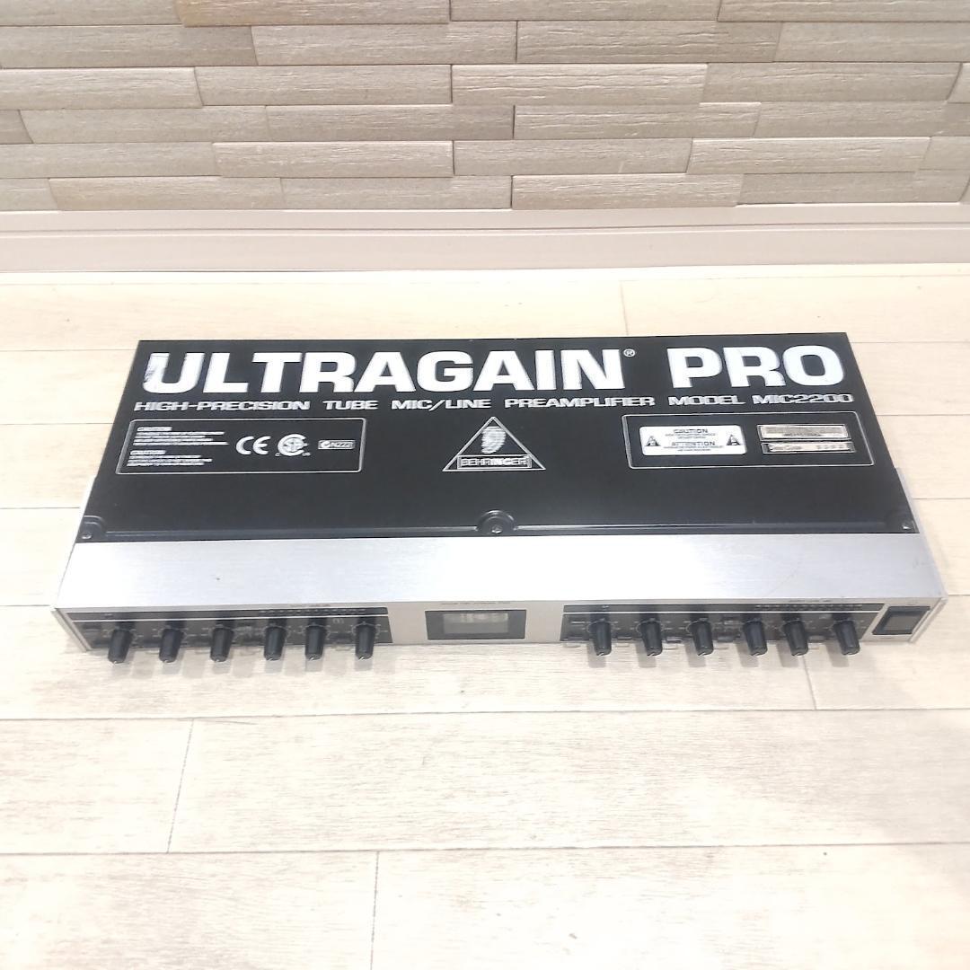 べリンガー 真空管 イコライザー ULTRAGAIN PRO MIC2200
