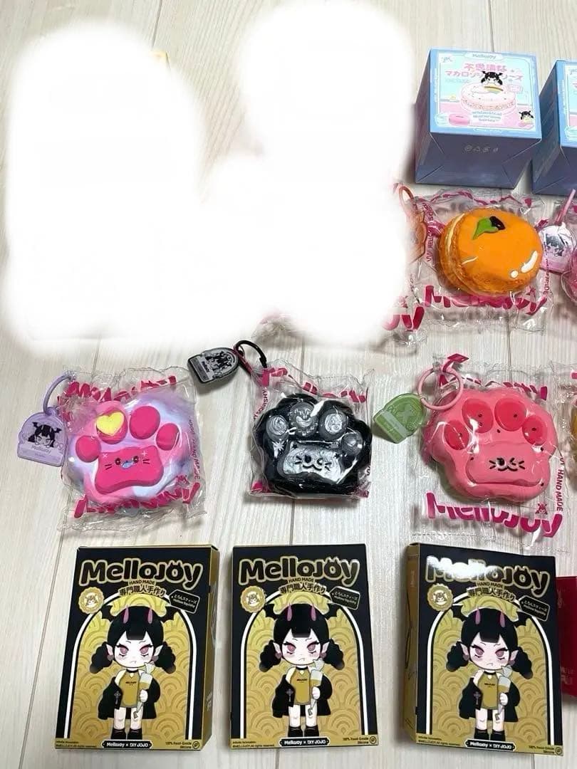 メロジョイ Mellojoy まとめ売り10点マカロン肉球伸びるチーズ