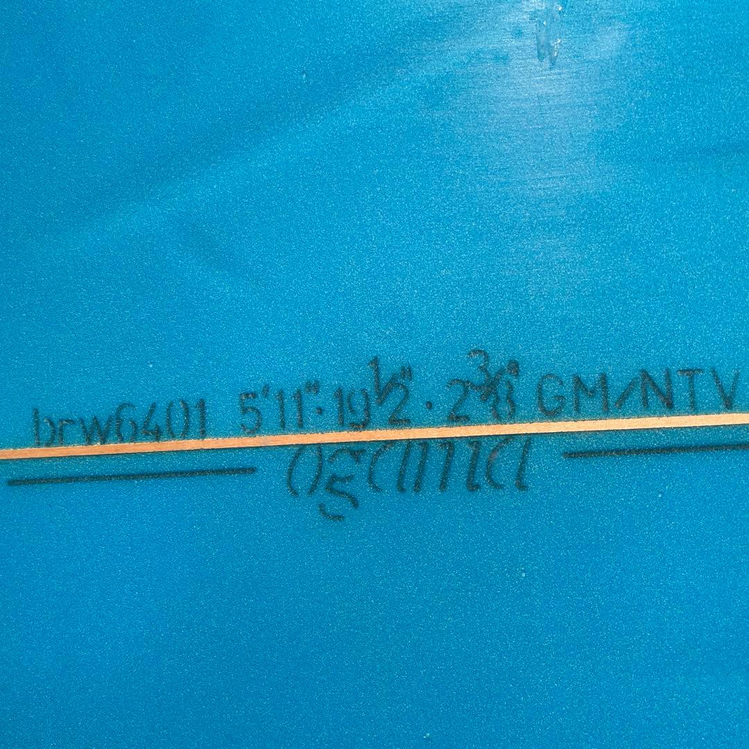 ディックブリューワー ショートボード 5'11・191/2\"・23/8\"3Fin